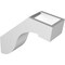 Ekena Millwork 3-in. W x 10-in. D x 10-in. H Del Monte Architectural Grade PVC Knee Brace BRCP03X10X10DEL - alternate 4